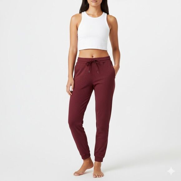 Pants - Lululemon Womens Dance Studio Size 6 Mid-Rise Jogger Pant Ribbed Waistband